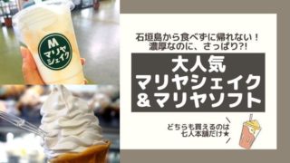 マリヤシェイクとマリヤソフト