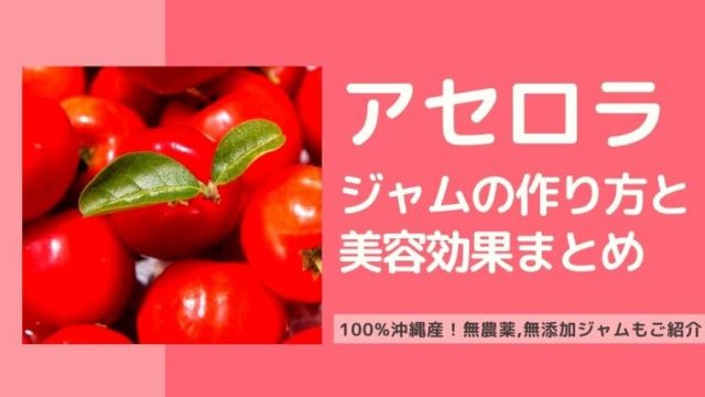 アセロラジャムの作り方