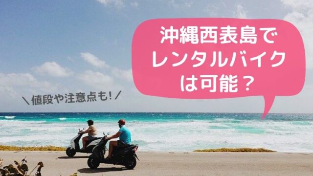西表島レンタルバイク