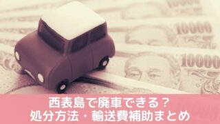 竹富町廃車補助