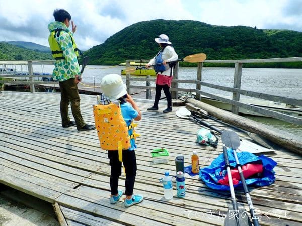 3歳西表島カヌー