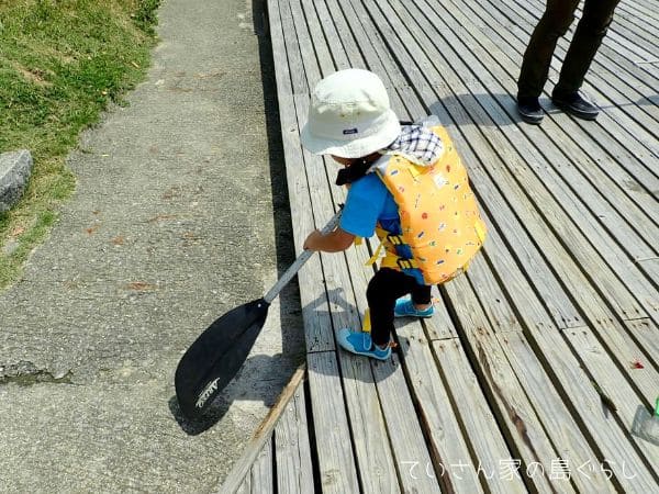 3歳西表島カヌー