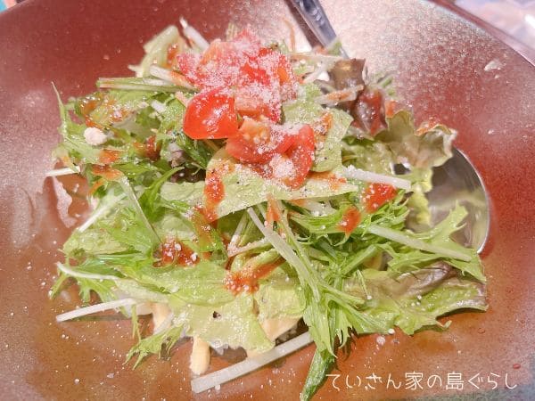 ふるさと亭の食事